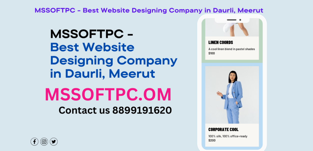 Best Website Designing Company in Daurli, Meerut